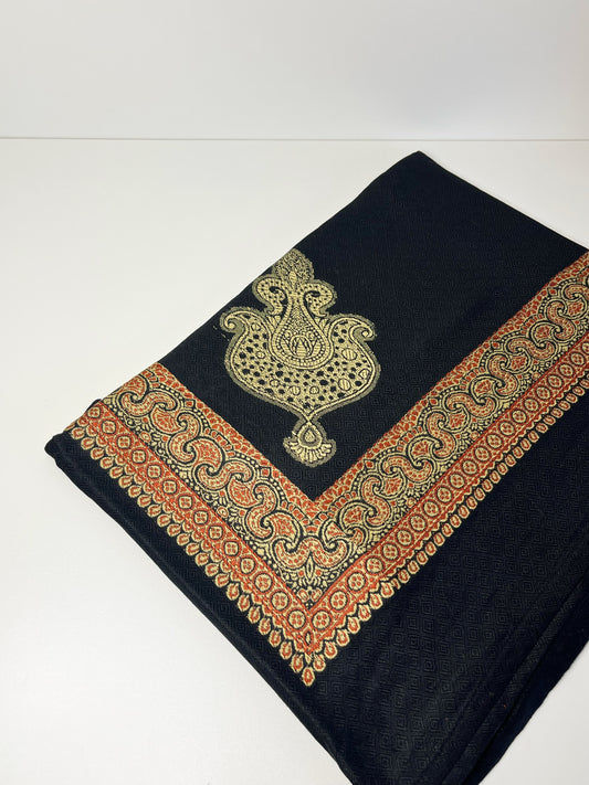 Charcoal Black Premium Shemagh